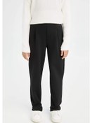 Resim DeFacto Kız Çocuk Siyah Carrot Fit Havuç Kesim Beli Lastikli Eşofman Altı D9171A824AUBK81 Siyah 