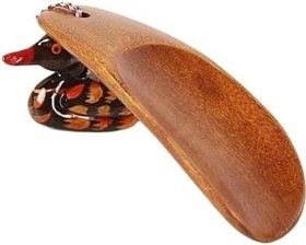 Resim Ayakkabı Boynuzu Ahşap Ayakkabı Çekeceği Ahşap Ayakkabı Kornası Taşınabilir El İşi Uzun Saplı Ayakkabı Kaldırıcı Ayakkabı Aksesuarları Ayakkabı Çektirmesi (Renk: A) 