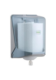 Resim Omnipazar Vialli OG2T İçten Çekmeli Kağıt Havlu Dispenseri Şeffaf 
