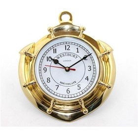 Resim Pirinç Duvara Asmalı Çapalı Saat Ksk2049 