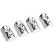 Resim Aubyhe 50 Adet Avrupa Standartı Alüminyum Profil T-slot Yaylı Somunlar, Yüksek Kaliteli Karbon Çeliği, Paslanmaz, Dayanıklı M8 