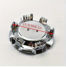 Resim Dashanshop Xfl-014 20 Inç Chrome Jant Kapağı Chevrolet Tahoe 2007-2014 Snap-on Tekerlek Aksesuarı 