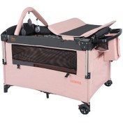 Resim Mcn Ultima Anne Yanı Park Yatak Sallanır Cibinlikli Oyun Parkı Beşik 70x110 Cm 