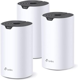 Resim Store Deco S7(3-pack), AC1900 Mbps Tüm Ev Mesh Wi-Fi Sistemi, Dual-Band, Gigabit Portları, 520 m²'ye ka 