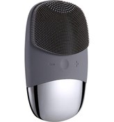 Resim Yapışkan Temizleme Aleti Elektrikli Yüz Yıkama Aleti İthalat Aleti Su Geçirmez Ultrasonik Gözenek Temizleyicizarif Gri 