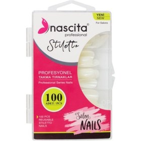 Resim Nascita 164 Stiletto Takma Tırnak 100'lü 