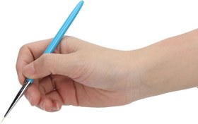 Resim 3'lü Nail Art Tırnak Süsleme Fırça Seti 