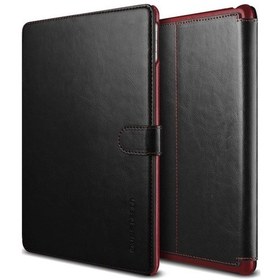 Resim Verus İpad Pro Case Dandy 9.7 İle Uyumlu Layered Black Wine Kapaklı Kılıf 