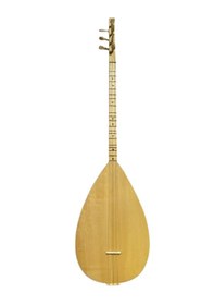 Resim Kısa Sap Bağlama Karaağaç Noktalı Klavye Profesyonel Çift Kafes 