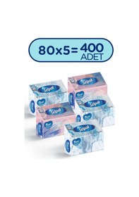 Resim Selpak El Ve Yüz Havlusu 5'li 400 Yaprak Kutulu 