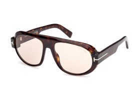 Resim Tf Ft1102/s 52e 59 16 140 Unisex Güneş Gözlüğü Kahverengi 
