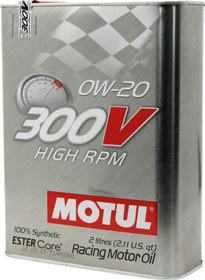 Resim Motul 300V High Rpm 0W-20 Tam Sentetik Racing Motor Yağı 2 x 2 L 