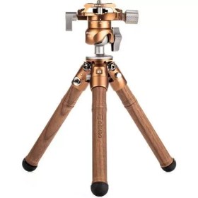 Resim Benro TPKWE TablePod Özel Yapım Ceviz Ahşap Tripod Kiti 