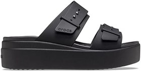 Resim Crocs Brooklyn Buckle Low Wedge W kadın sandaleti 