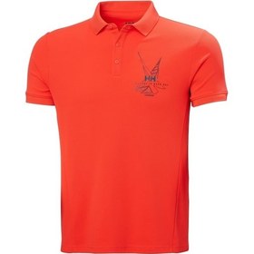 Resim Helly Hansen Hp Race Erkek Polo Tişört Hha.34416.222 Turuncu 001 