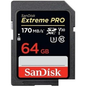 Resim SANDISK 64GB EXTREME PRO SDSDXXU-064G-GN4IN DHC HAFIZA KARTI 