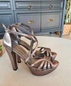 Resim Topukla Footwear 015 5009 15 P Topukla Kadın Abiye Ayakkabı Yüksek Topuklu 
