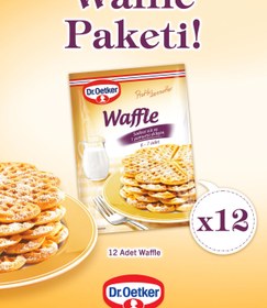 Resim Dr. Oetker Waffle 12'li 