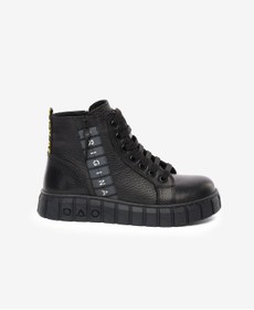 Resim Greyder Erkek Çocuk Siyah Hakiki Deri Sneaker Bot 5K5NB66650 