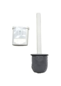 Resim Poşetli Silikon Klozet Wc Fırça Seti 