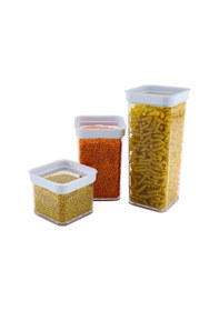 Resim Vakumlu Kare Saklama Kabı - 0,50 Litre Çok Renkli 