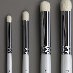 Resim Miniature Citadel Model Boya için 4 Boyutlu Kuru Fırça Seti, Hobi Detay Fırçaları - Orta Nokta, Naylon Malzeme, Yıkanabilir 