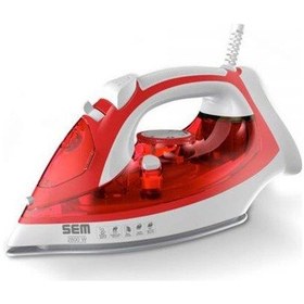 Resim Sem Nur Sh 110 Steam Iron Buharlı Ütü Kırmızı 