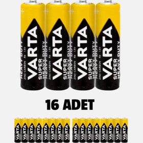 Resim Varta 16'lı AA Süperlife Çinko Karbon Kalem Pil 