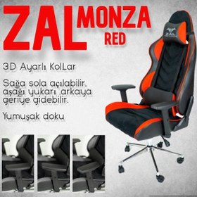 Resim Herkese Mobilya Zal - Monza Red Pro Gamer Üst Seviye Oyuncu Koltuğu Yarış Koltuğu E-Spor Koltuğu 