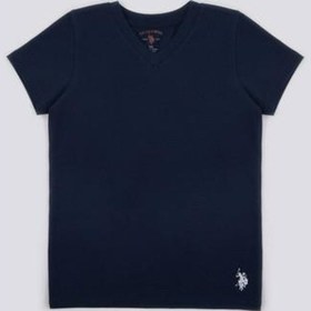 Resim U.S. Polo Assn. Erkek Çocuk Fanila - Mavi 