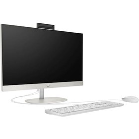 Resim HP Proone 240 G10885G6EA-G28 i5-1335U 24 GB 2 TB SSD 23.8" Free Dos Masaüstü Bilgisayarı Beyaz 