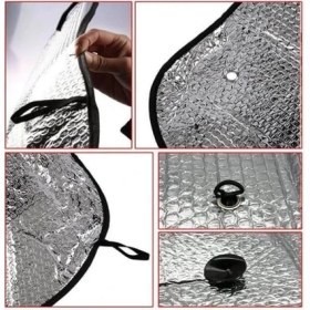 Resim Erbar Katlanabilir Oto Ön Cam Güneşlik Isı Önleyici Araç Perdesi Toyota Corolla Fiat - M519R706-K57 