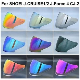 Resim Xuweiwei Shoeı J Cruise 1 2 J Force 4 Cj 2 Motorcycle Visor Black Renkli Açık Yüzüklü Koruma 