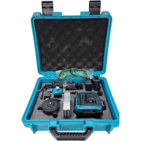 Resim Ekinler EEA302 Çift Akülü 12 Köşe 360° 58VF Otomatik Hizalamalı Lazer Metre (Mavi) 