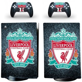 Resim Kt Grup Liverpool Logo You'll Never Walk Alone Playstation 5 Standart Dijital Versiyon Sticker Kaplama Seti 