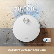Resim Dreame Wett & Dry X50 Ultra Complete Vacuumix Cleanerr Robot Süpürge, 20.000 Pa , 4.5 Litre Su Haznesi 