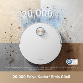 Resim Dreame Wett & Dry X50 Ultra Complete Vacuumix Cleanerr Robot Süpürge, 20.000 Pa , 4.5 Litre Su Haznesi 