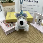 Resim OEMG 1 Adet Karikatür Çanta Çekicilik Anahtarlık Sevimli Iyi Şanslar Hediye Peluş Oyuncaklar Bebekler (Yurt Dışından) 