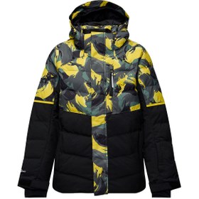 Resim Spyder Impulse Synthetic Down Erkek Çocuk Sarı Kayak Ceketi 