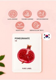 Resim Modamkore 7'li Paket Nar Özlü Kore Yüz Maskesi Yenileyici 