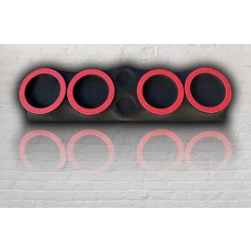 Resim Sağlam Universal Pandizot 4X16 CM + 2X10 CM Uyumlu Pandizot Siyah Renk Kırmızı Lens’li 16 CM Pandizot 