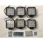 Resim 6 ADET 16 LED Off Road Sis Farı Sis Lambası Gemi Tekne Projektör 