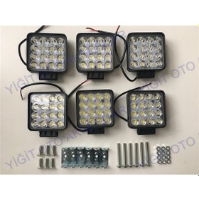 Resim 6 ADET 16 LED Off Road Sis Farı Sis Lambası Gemi Tekne Projektör 