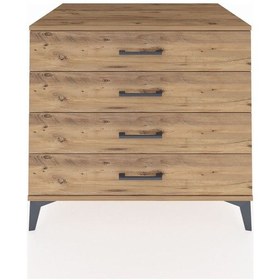 Resim Kronos Şifonyer 4 Çekmeceli 88x59x80 Çam-çam Çam 