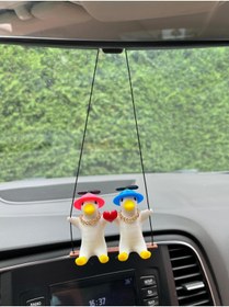 Resim CEBECİOTO SALINCAKTA SALLANAN ÇİFT ÖRDEK AYNA SÜSÜ- OTO AKSESUAR MODEL1 