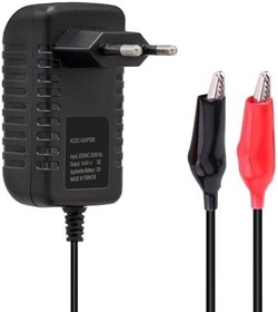 Resim 14.4V-1 Amper Akü Şarj Cihazı Jel Kuru Asitli Akülere Uygun (10 Amper ve Altında Aküler İçin Uygundur) (1 AMPER) 