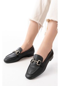 Resim 303 Siyah Toka Aksesuarlı Günlük Kadın Babet Diğer 