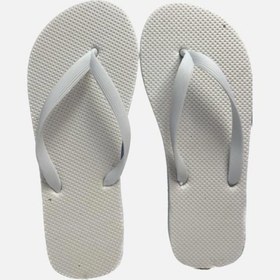 Resim 25 Adet Parmak Arası Beyaz Kadın Terlik Eva Taban 14 mm Flip Flop 39 Numara 