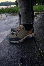 Resim Liger Soğuk Geçirmez Unisex Outdoor Trekking Bot Ayakkabı Vizon 