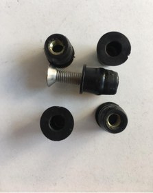 Resim Motosiklet Üniversal Siperlik Cam Klipsi Süspansüyonlu 5 Ad 